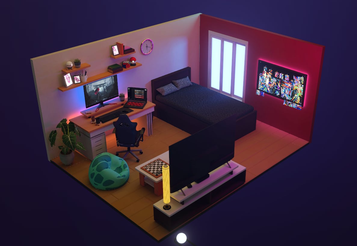 3D Room Portfolio