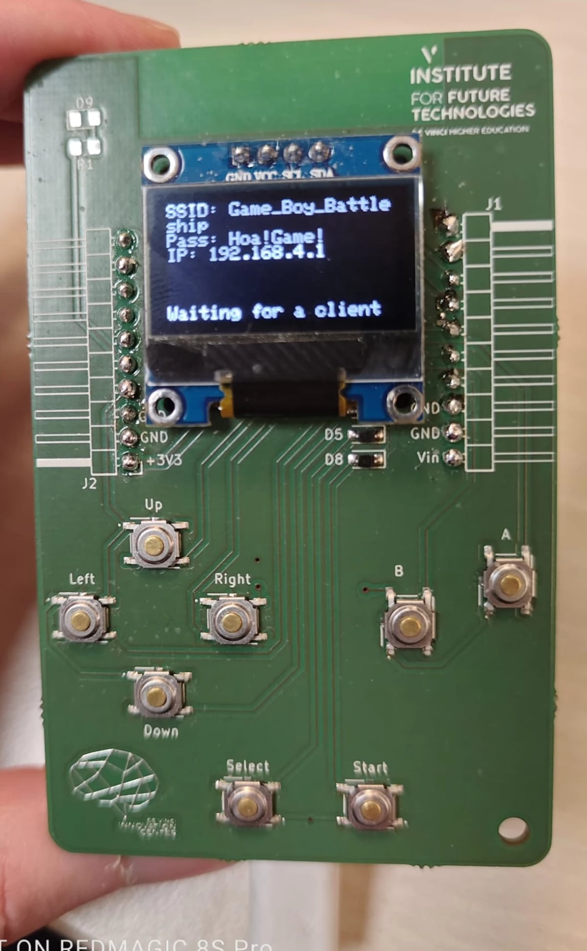 The IFTendo Game Boy PCB