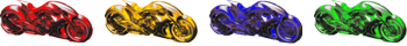 The four player light-cycles